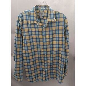 LL Bean Men's Oxford Shirt Men's Size: M Traditional Fit  Striped Button up
